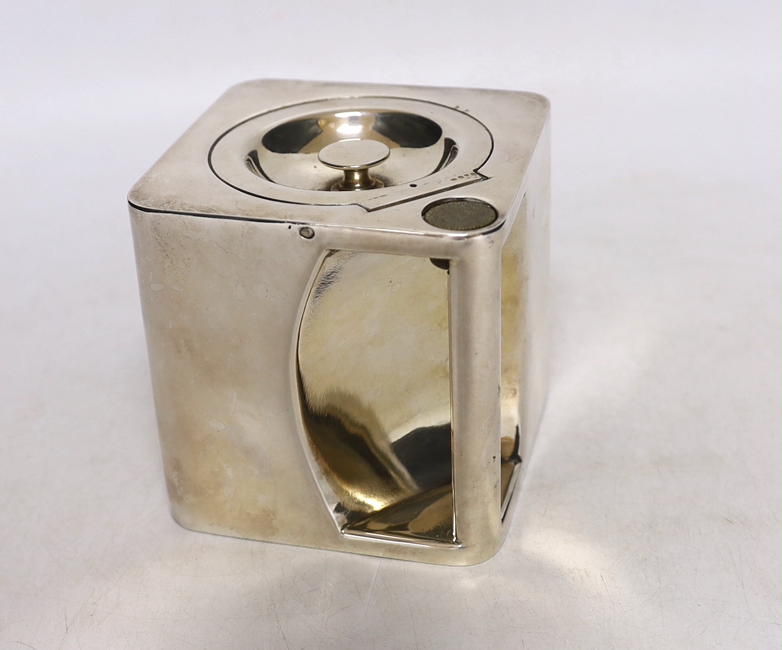 A silver plated Art Deco 